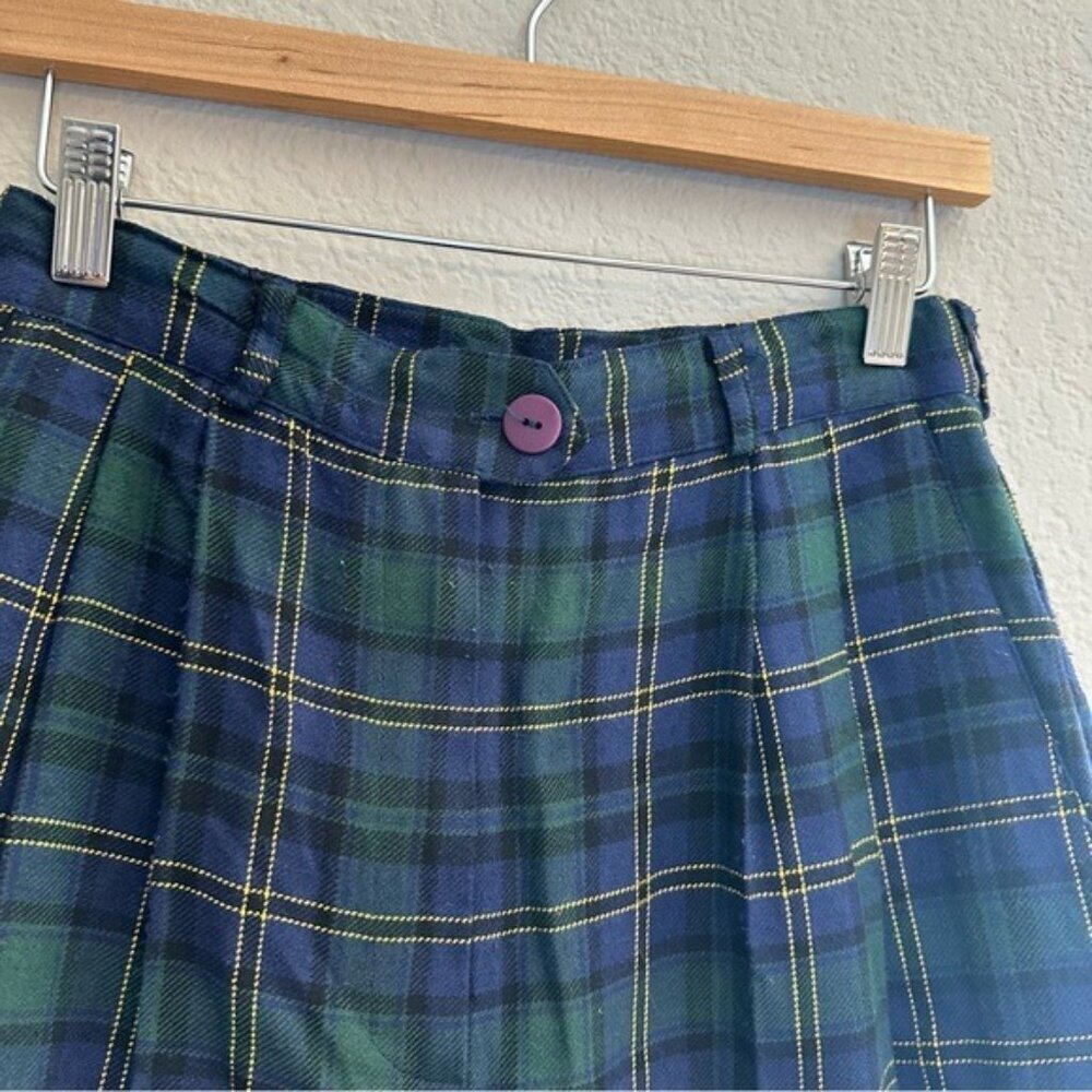 Vintage Marisa Christina Classics Plaid Shorts Size 8 Plaid High-Waisted Shorts - Picture 4 of 7
